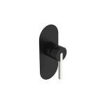 Bronx Wall Mixer Matte Black & Brushed Nickel